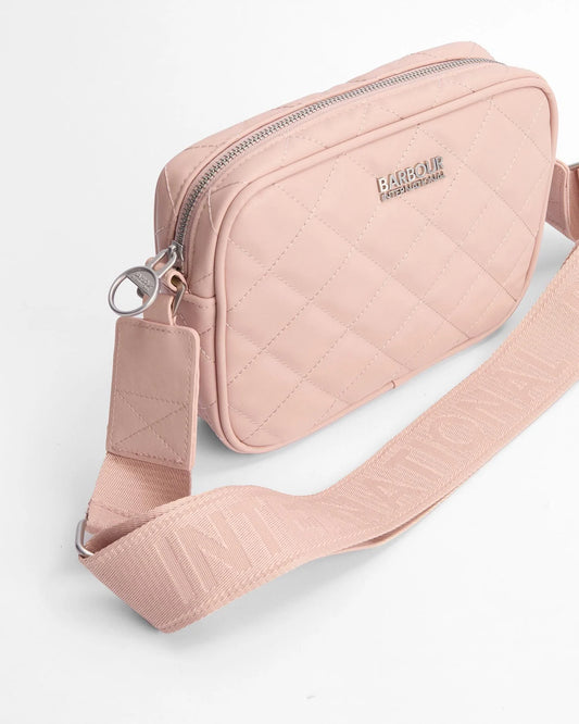 Sloane Quilted Crossbody Bag-Pale Mauve