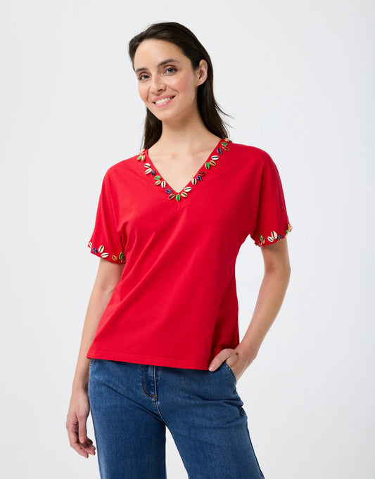 LAURE T-SHIRT-RED