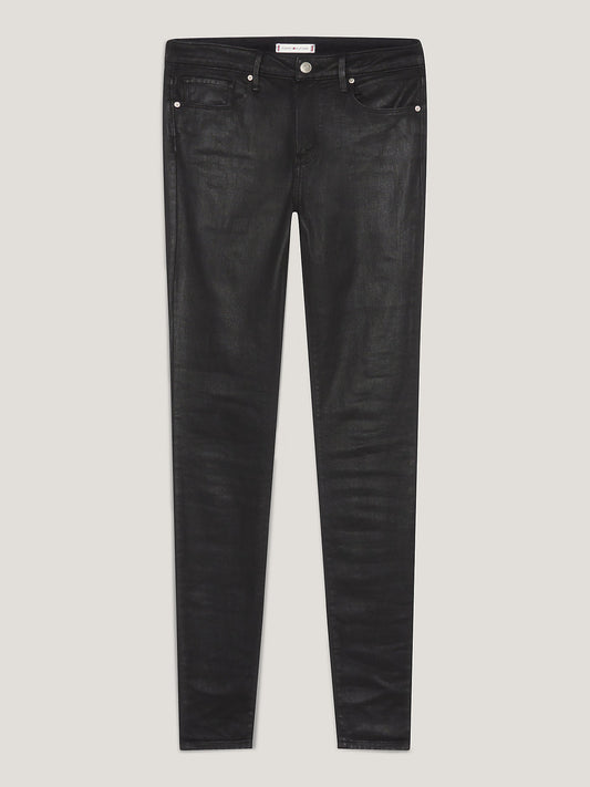COATED TH FLEX BLACK JEANS
