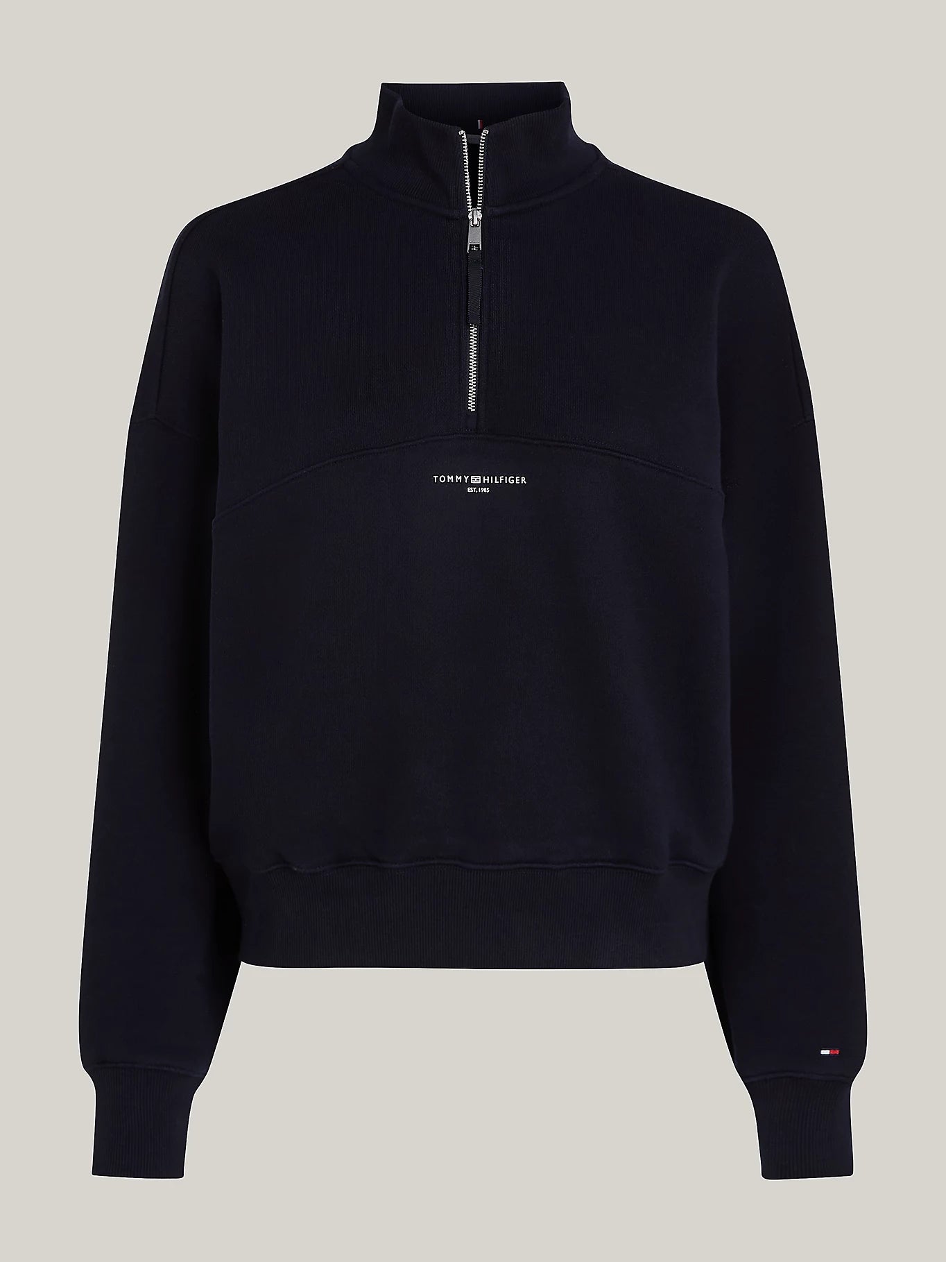 Navy mini corp half zip