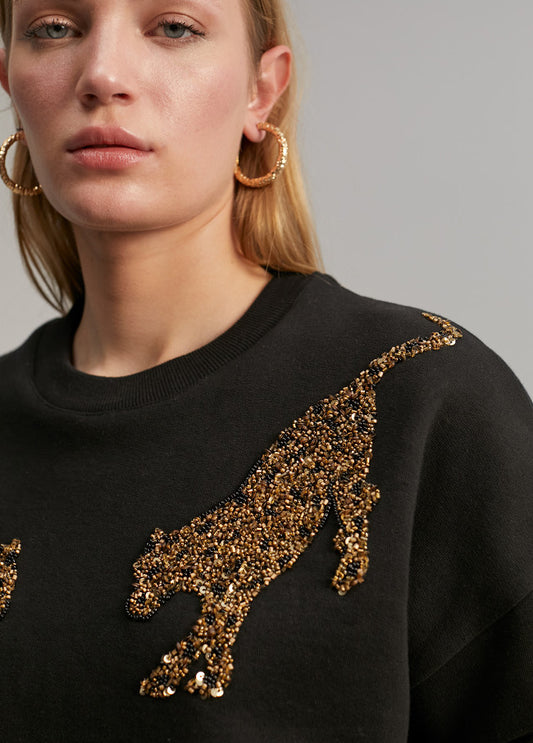 SWEATSHIRT WITH TIGER DETAILS