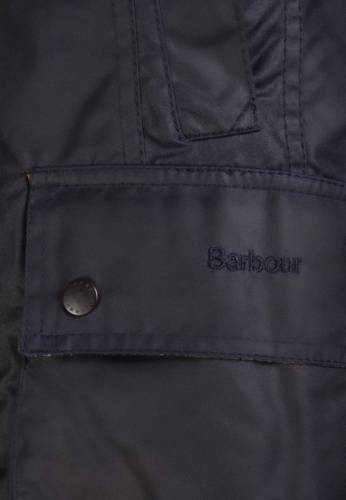 Classic Beadnell Wax Jacket -Navy