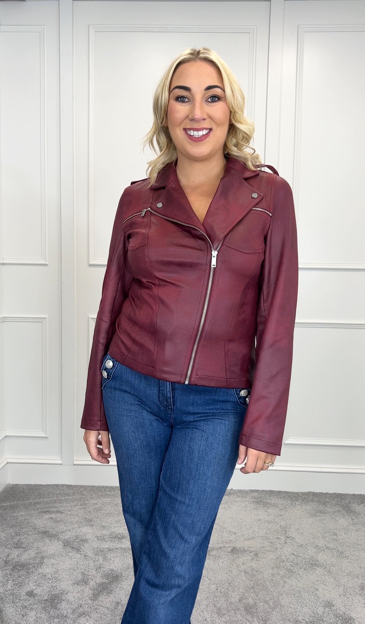 Faux Leather jacket -