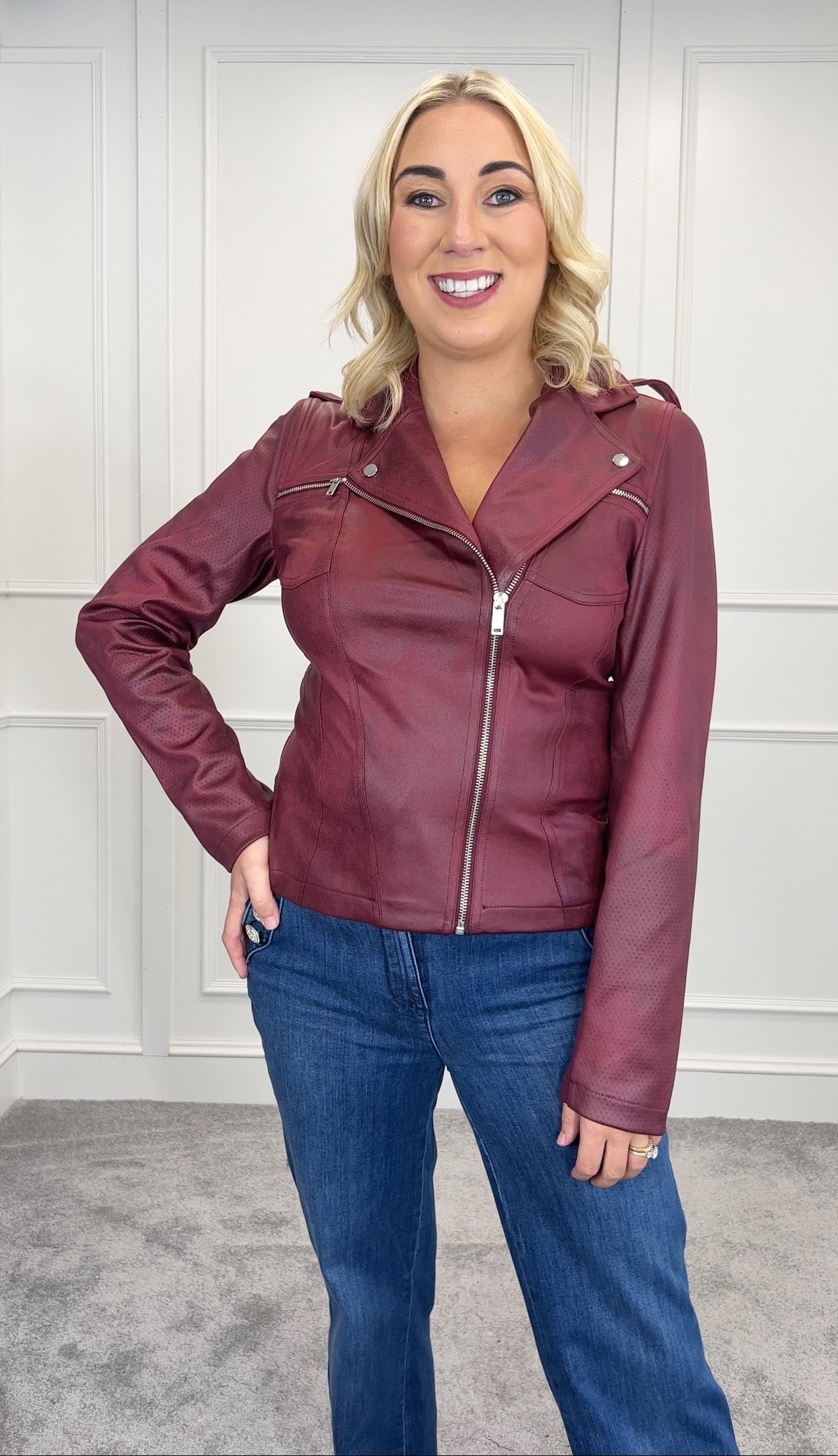 Faux Leather jacket -