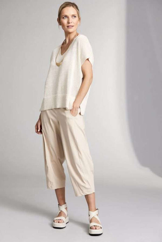 Slouch Trouser- Sand