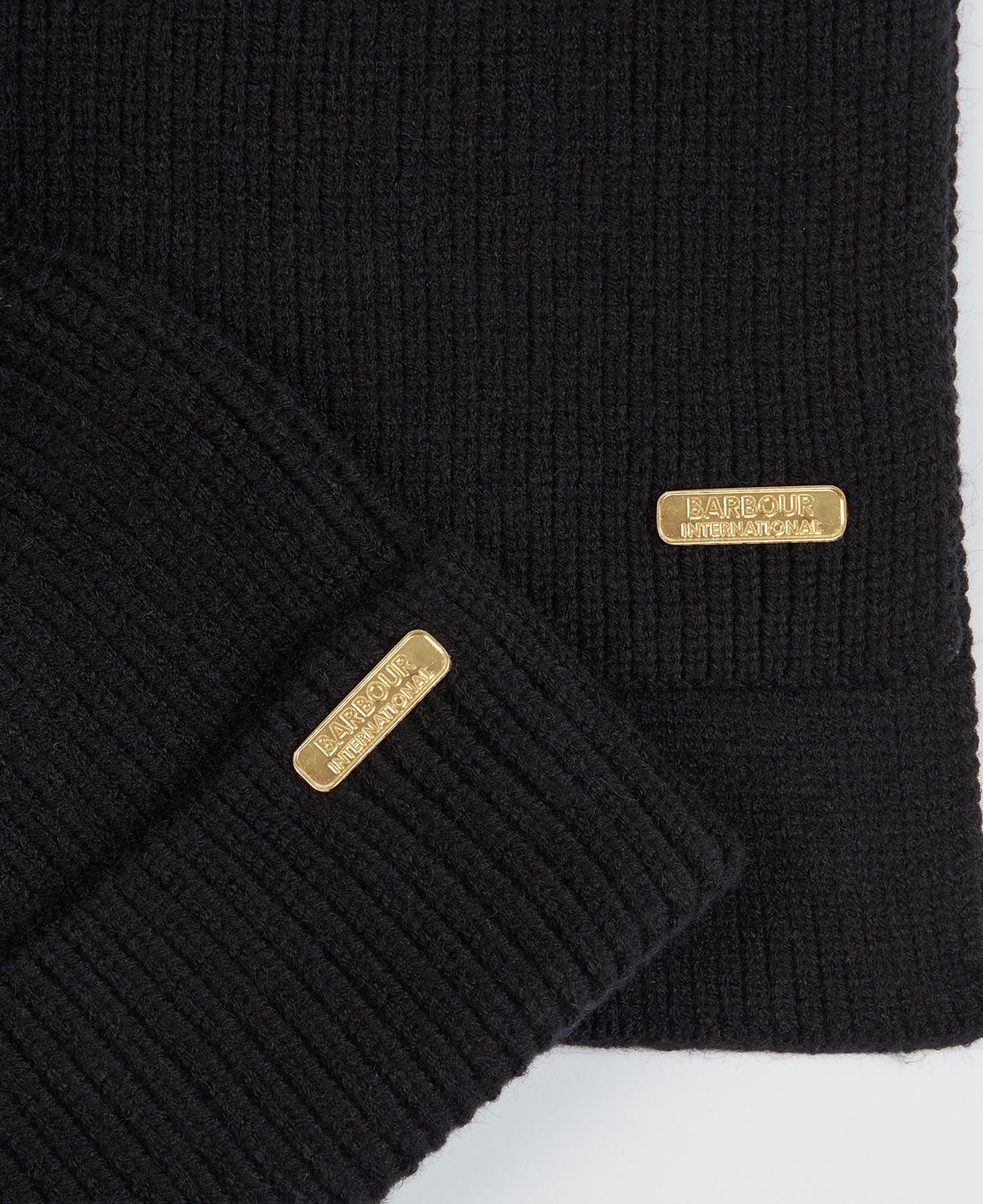 Mallory Beanie & Scarf Gift Set-Black