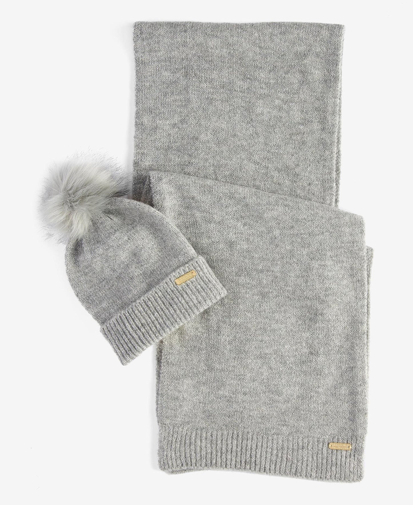 Sparkle Beanie & Scarf Gift Set- Grey