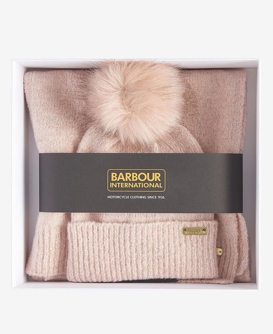 Sparkle Beanie & Scarf Gift Set- Pink