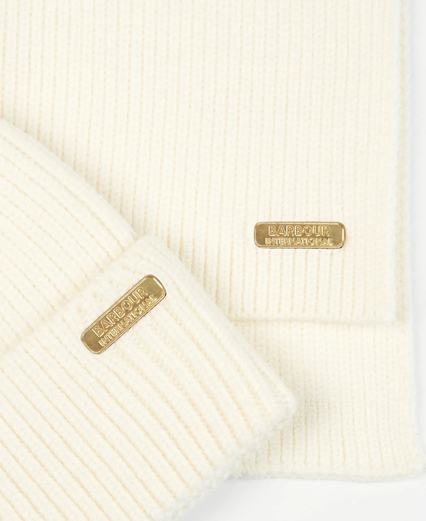 Mallory Beanie & Scarf Gift Set- Optic White