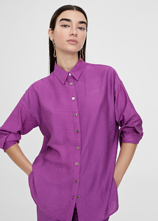 Magenta Oversized Shirt