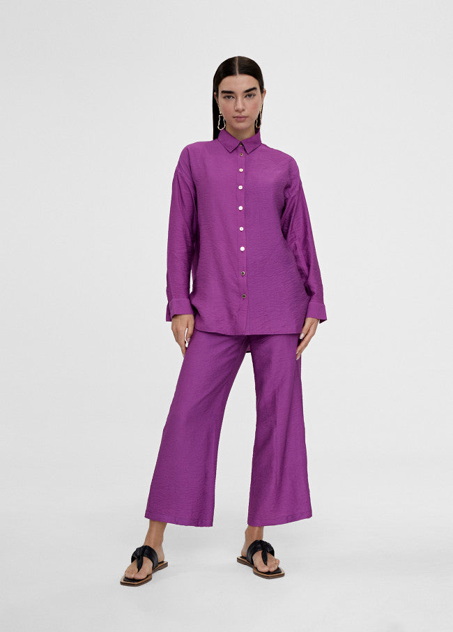 Magenta Oversized Shirt