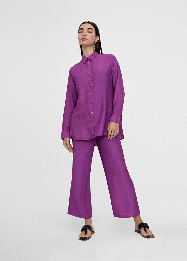 Magenta Oversized Shirt