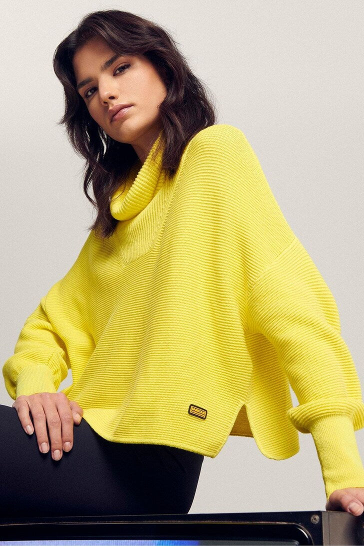 Parade Knit- Electric Yellow