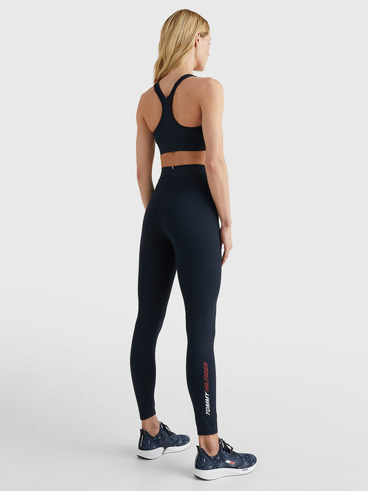 Branded core legging -Navy